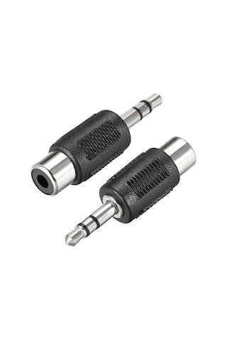 3.5mm Stereo Erkek - RCA Dişi Konnektör Ses Video Adaptörü