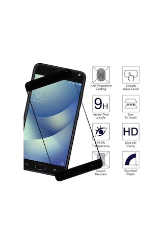 Asus Zenfone 4 Max Zc554Kl 5.5" Tam Kaplayan Tempered Cam Koruma
