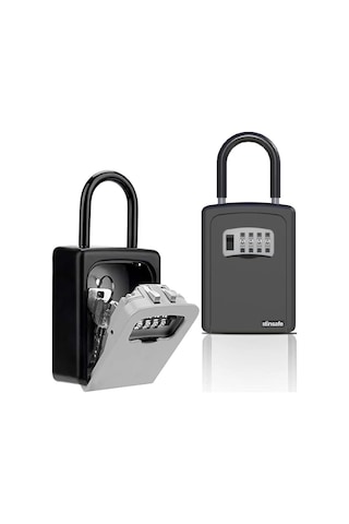 İnsafe Isc802key Şifreli Çelik Kasa, Anahtar Kasası, Anahtar Dolabı, Siyah