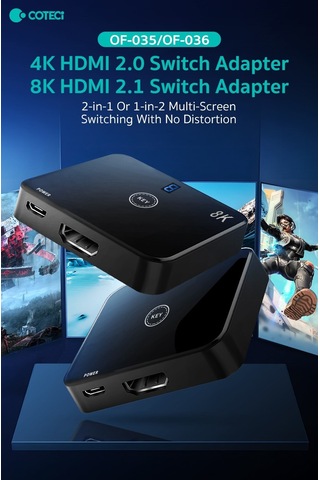 Özel Seri Aparat Ekran Sinyal Coteci 4k Hdmı 2.0 Anahtarlayıcı