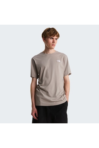 The North Face M Evolution Simple Dome Regular Short Sl Erkek T-shirt-32600 Gri