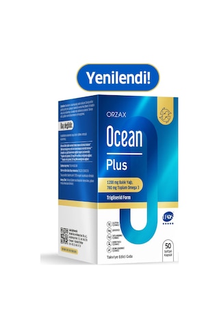 Ocean Plus Balık Yağı Omega3 1200 Mg 50 Softjel Kapsül