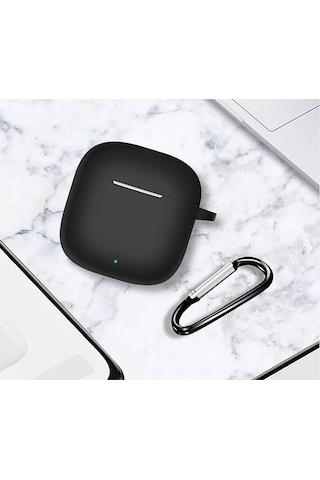 Huawei Freebuds Se 2 / Se 3 Uyumlu Silikon Kulaklık Kılıfı Darbe Emici, Yumuşak Dokulu, Askılı Koruyucu Kapak Yeşil