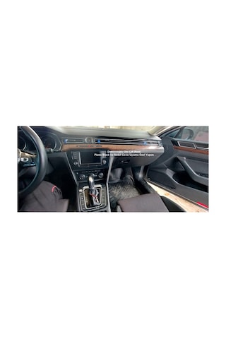 Volkswagen Passat B8 2015 Sonrası Torpido Kaplama Özel Seri Çift Renk Ceviz Ve Piano Black