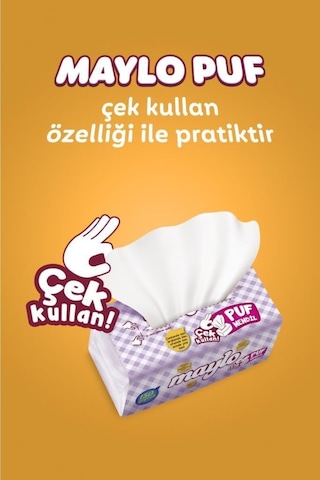 Maylo Puf Mendil 150 Yaprak 12'Li Paket