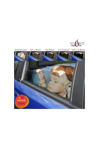 Guard GT-200 2 Ply Çizilmez 100 Cm x 60 Mt %50 L.L.Black Cam Film