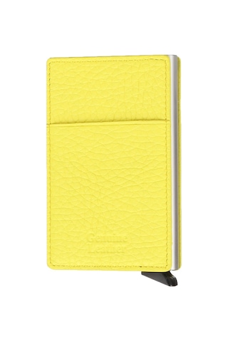 Walsmart Pocket Flotur Akıllı Mekanizmalı Deri Cüzdan Sarı