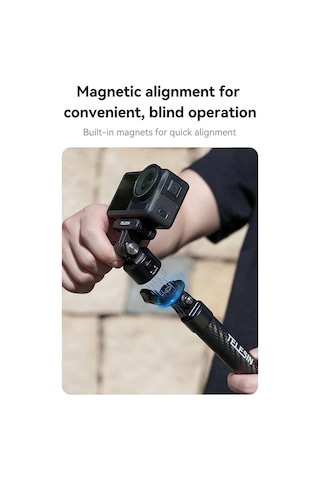 Telesın Cqm-001 Manyetik Emme Adaptörü Tripod Adaptörü Siyah