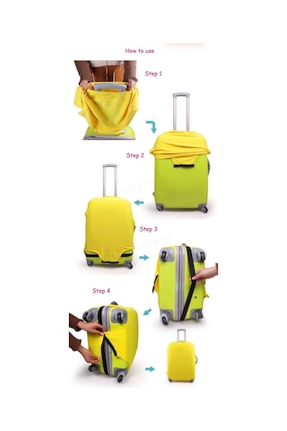 Smart Travel Valiz Koruyucu Kılıfı Kabin Küçük Boy Kedi