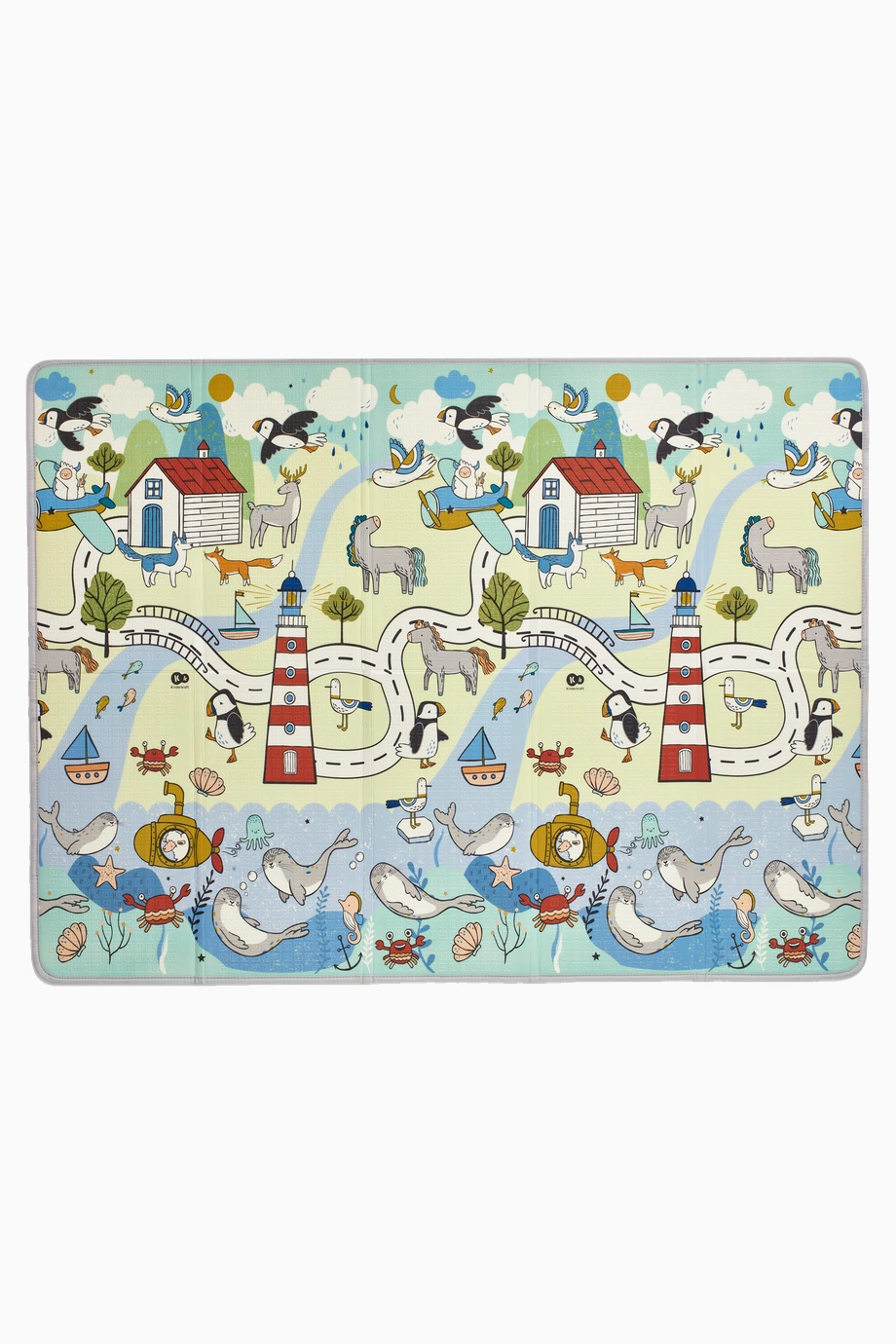 Kinderkraft Matty 2 Çift Taraflı Köpük Oyun Matı 197x147