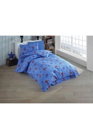 Almira Tek Kişilik Genç Pamuklu Nevresim Takımı Yastık Kılıfı+yatak Çarşafı+yorgan Kılıfı