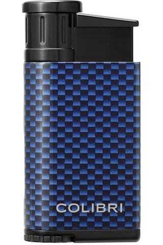 Evo Tek Torch Pürmüz Mavi Karbonfiber Puro Çakmağı