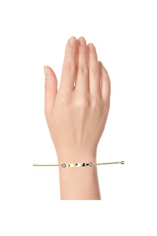 Cigold Taşlı Çocuk Bileklik 14 Ayar Altın 2.54 Gr Oa-c11403029270 Renkli Çok Renkli