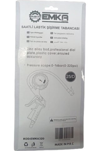 Snc Emka Saatli Lastik Şişirme Tabancası