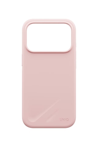 Apple iPhone Uyumlu 18 Pro Kılıf Sıvı Silikon Lino 2.5 Metreden Düşmeye Dayanıklı Soft Yumuşak Magsafe Kapak Pembe