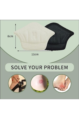 10mm Siyah Topuk Vurma Önleyici Ped Spor Ayakkabı Aşınma Önleyici