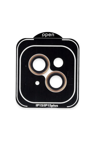 Joko Apple Uyumlu iPhone 15 Pvd Metal Kamera Lens - Turuncu Diğer