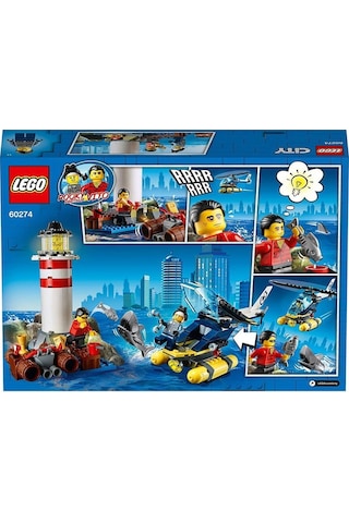LEGO® City 60274 Elit Polis Deniz Feneri Operasyonu 189 Parça