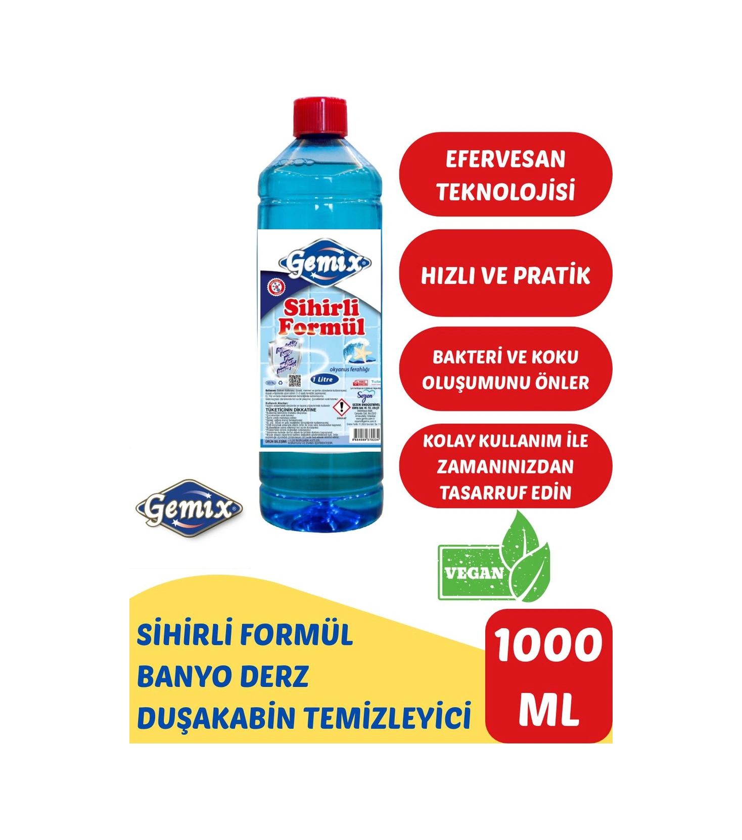 Gemix Sihirli Formül Okyanus Ferahlığı 1 KG
