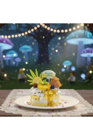 Lz-8643 Limonlu Pasta 160 Parça Block Oyuncak-mini Poşet