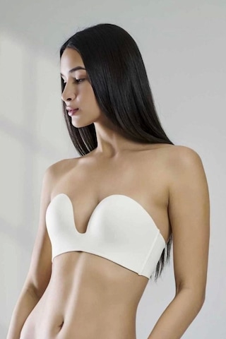 103 Yeni İnci Lazer Bonding Sütyen Bazlensiz Kadın Ten