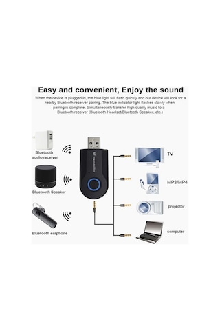 Bilgisayar Televizyon Tv Bluetooth Ses Vericisi Usb Kit Adaptörü