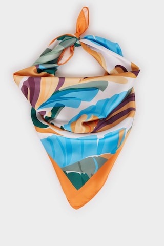 Defacto Kadın Desenli Fular G1577ax25wnog203 Turuncu