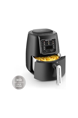 Karaca Air Pro Cook 1550 W Köz Steel Xl Çelik Hazneli Airfryer