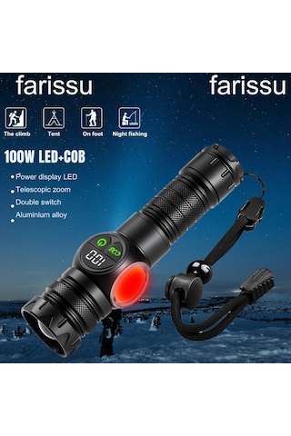 Gold Orion Or-g280 Beyaz Lazer Taktik El Feneri Üstün Aydınlatma Teknolojisi Siyah