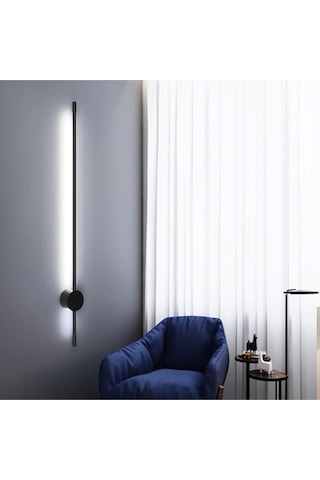 Led Duvar Aplik Çubuk Siyah