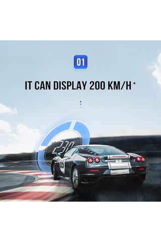 Maiyame Araç Genel Hud Projeksiyonu - 3.7 İnç Sürücü Parametre Gösterici H90s - Daha Güvenli Sürüş İçin