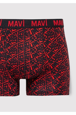 Mavi - Kırmızı Baskılı Boxer 0911849-25111 Kırmızı