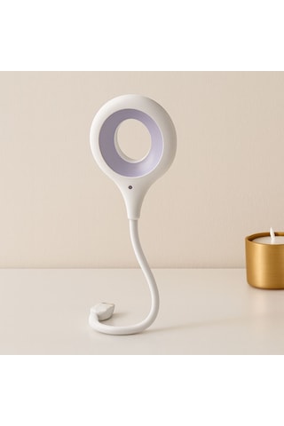 Ses Kontrollü Mini Usb Led Lamba Yuvarlak Akrobat Kollu Çok Renkli