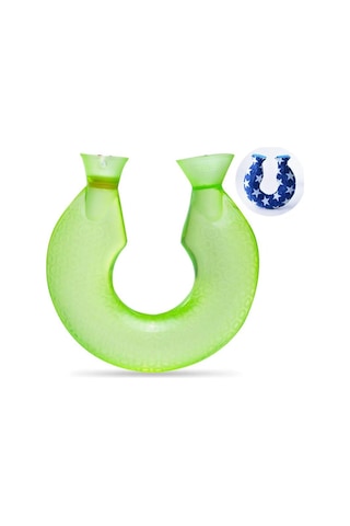 Homyl Boyun Sıcak Su Torbası Kokusuz Kalın Taşınabilir Yeşil