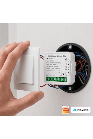 Tuya Mini Zigbee Nötrsüz Tek Çıkışlı Röle
