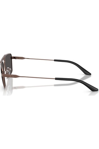 Armani Exchange Aex 2059s 610687 56 Unisex Geometrik Bronz Metal Güneş Gözlüğü Bronz