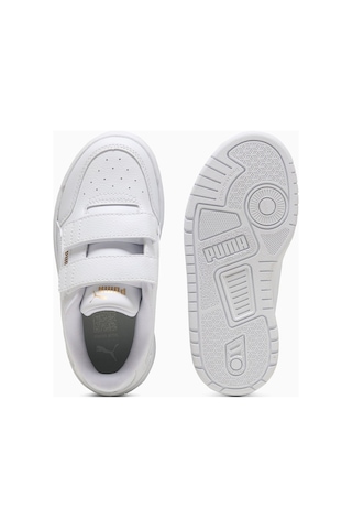 Puma Shuffle Downtown Lo V Çocuk Beyaz Sneaker Beyaz