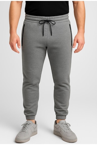 Axxel Erkek Gri Melanj Eşofman Altı 3 İplik Şardonlu-p2118 Gri Melanj