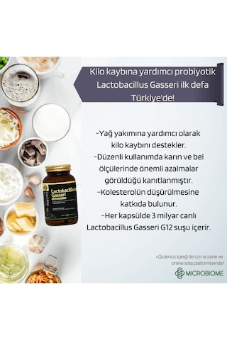 Microbiome Lactobacillus Gasseri 30 Kapsül