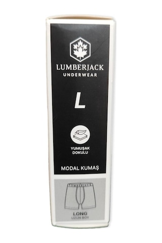 Lumberjack 4M Mb Mod 1 30Nk03 4Fx Underwear Siyah Erkek Boxer