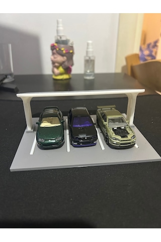 Reborn 3d 1/64 Ölçek Diorama Araba Standı Çok Renkli