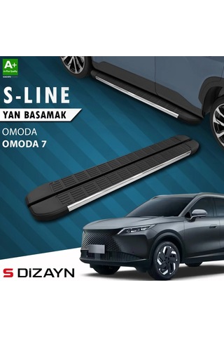 S-dizayn Omoda Omoda7 S-line Krom Yan Basamak 183 Cm 2025 Üzeri A+ Kalite