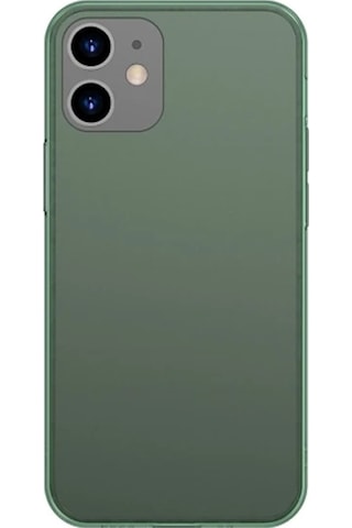 Baseus Frosted Glass Apple iPhone Uyumlu iPhone 12 Pro Max 6.7inch Shockproof Koruyucu Kılıf- 5775 Mavi