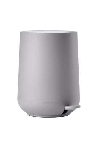 Için Çöp Kutusu Kozmetik Kovası Banyo Için Çöp Kutusu Çap 20 5 Cm Yükseklik 23 5 Cm Kapasite 3 Litre Gri Gri Çok Renkli