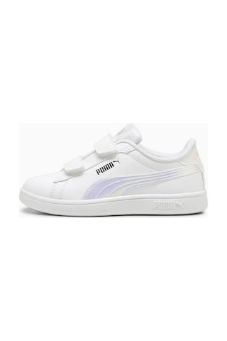 Puma Smash 3.0 Holo 2.0 V Çocuk Beyaz Sneaker Beyaz