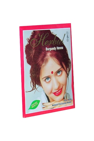 Herbul Kızıl Hint Kınası 10 Gram 1 Paket Doğal Burgundy Henna