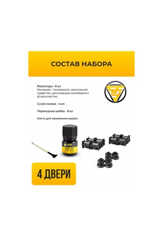 Superautofix Mazda Kapı Sınırlayıcıları Tamir Seti 133724585