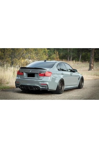 Bmw M3 2012 - 2018 F80 Vorsteiner Arka Difüzör Plastik