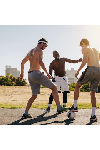 2li Erkek Spor Saç Bandı Kafabandı Esnek Futbol İddialı 2li Siyah