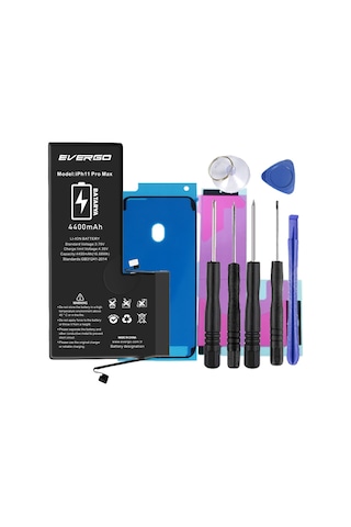 Appleıphone 11-pro-max Güçlendirilmiş Batarya Pil 4400 Mah everg